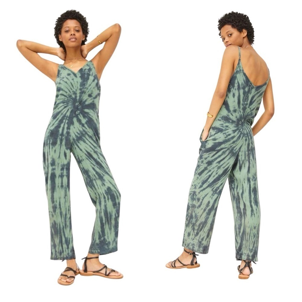 Cloth & Stone Tie Die Wide Legged Jumpsuit. Size small